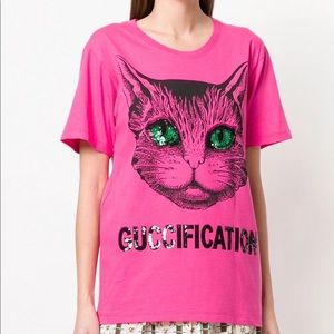 guccification cat shirt